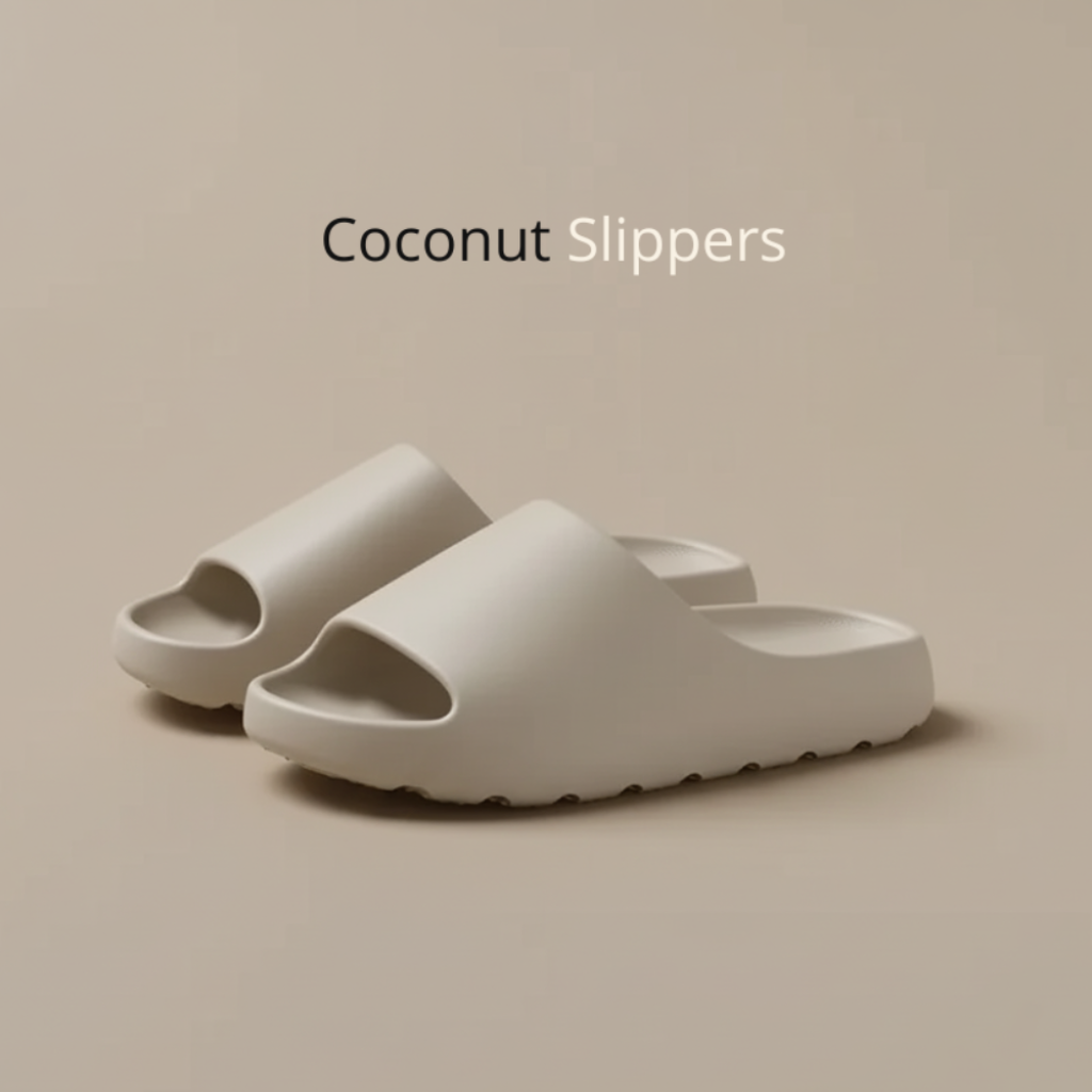 Coconut Slippers – Dikke zool zomer slippers unisex