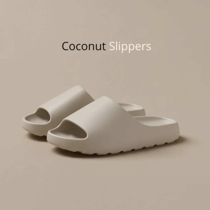 Coconut Slippers – Dikke zool zomer slippers unisex