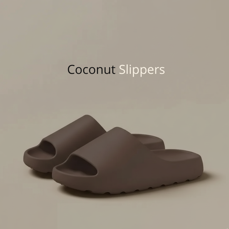 Coconut Slippers – Dikke zool zomer slippers unisex