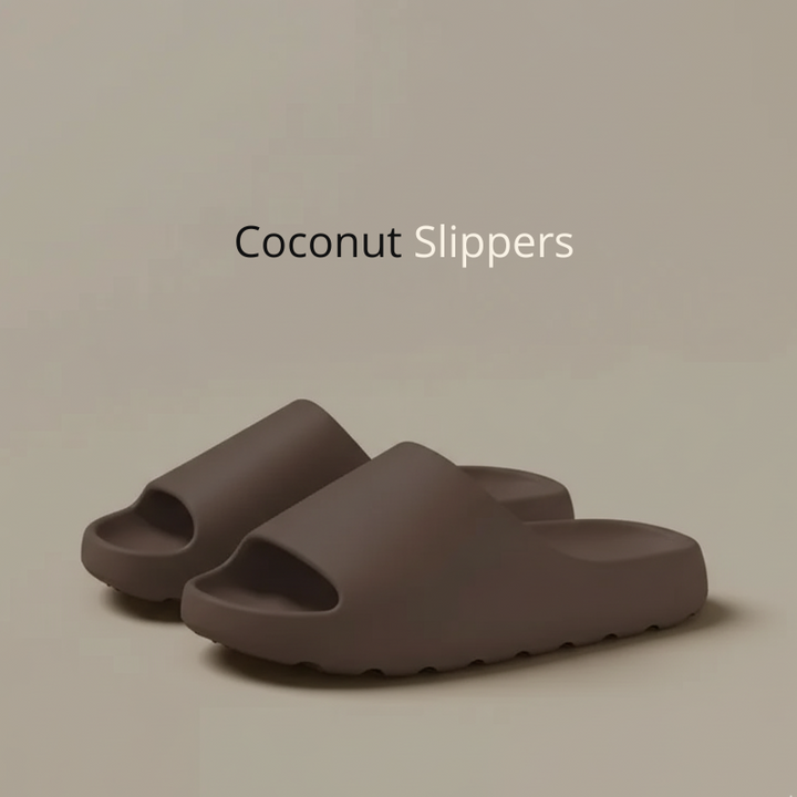Coconut Slippers – Dikke zool zomer slippers unisex