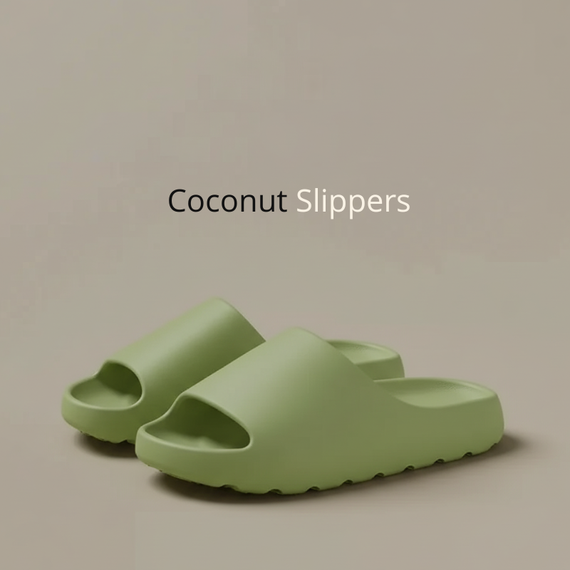 Coconut Slippers – Dikke zool zomer slippers unisex