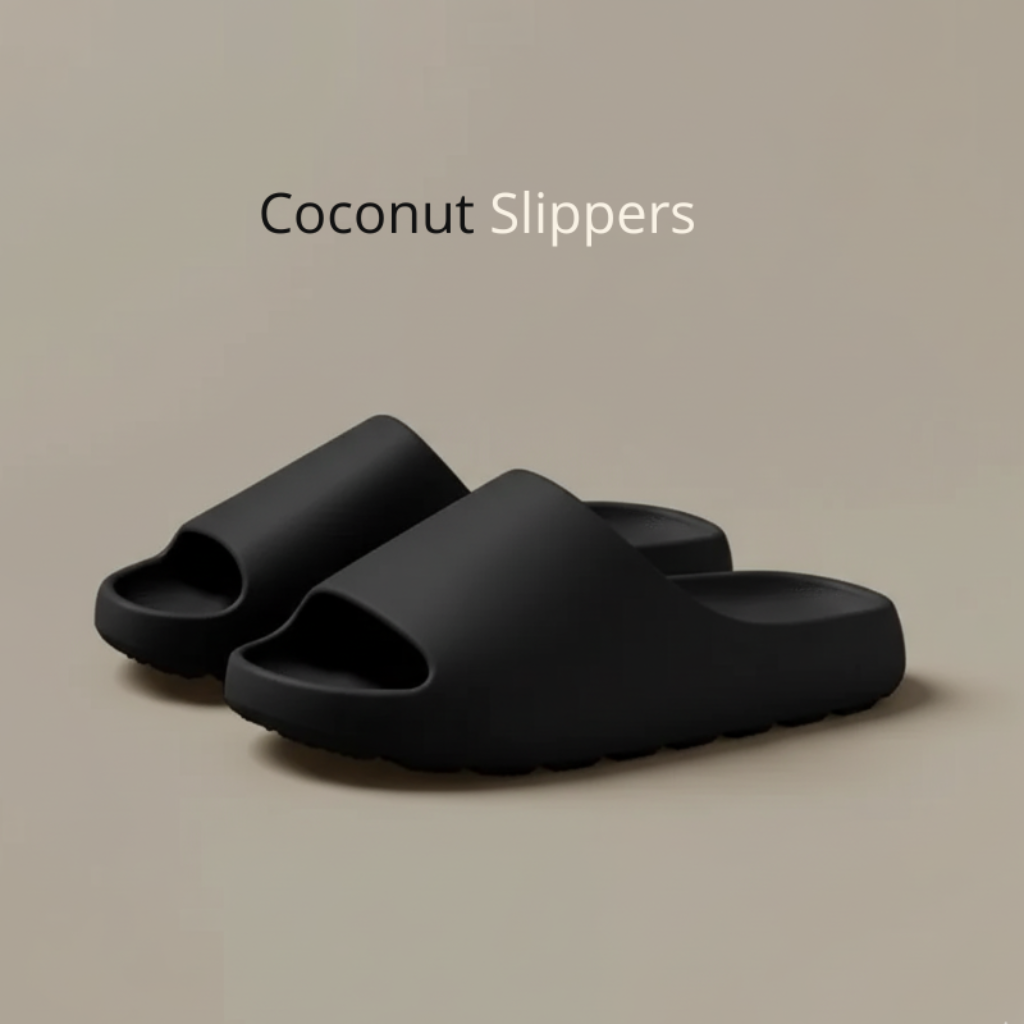 Coconut Slippers – Dikke zool zomer slippers unisex