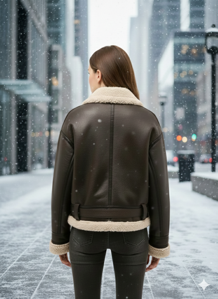 Malika Faux Shearling Winterjas – Extra Warm & Casual