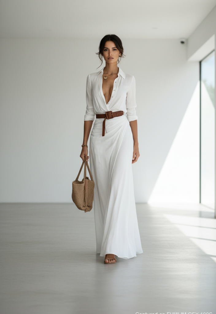 Ilona Maxi Jurk – Chic & Tijdloos in Khaki