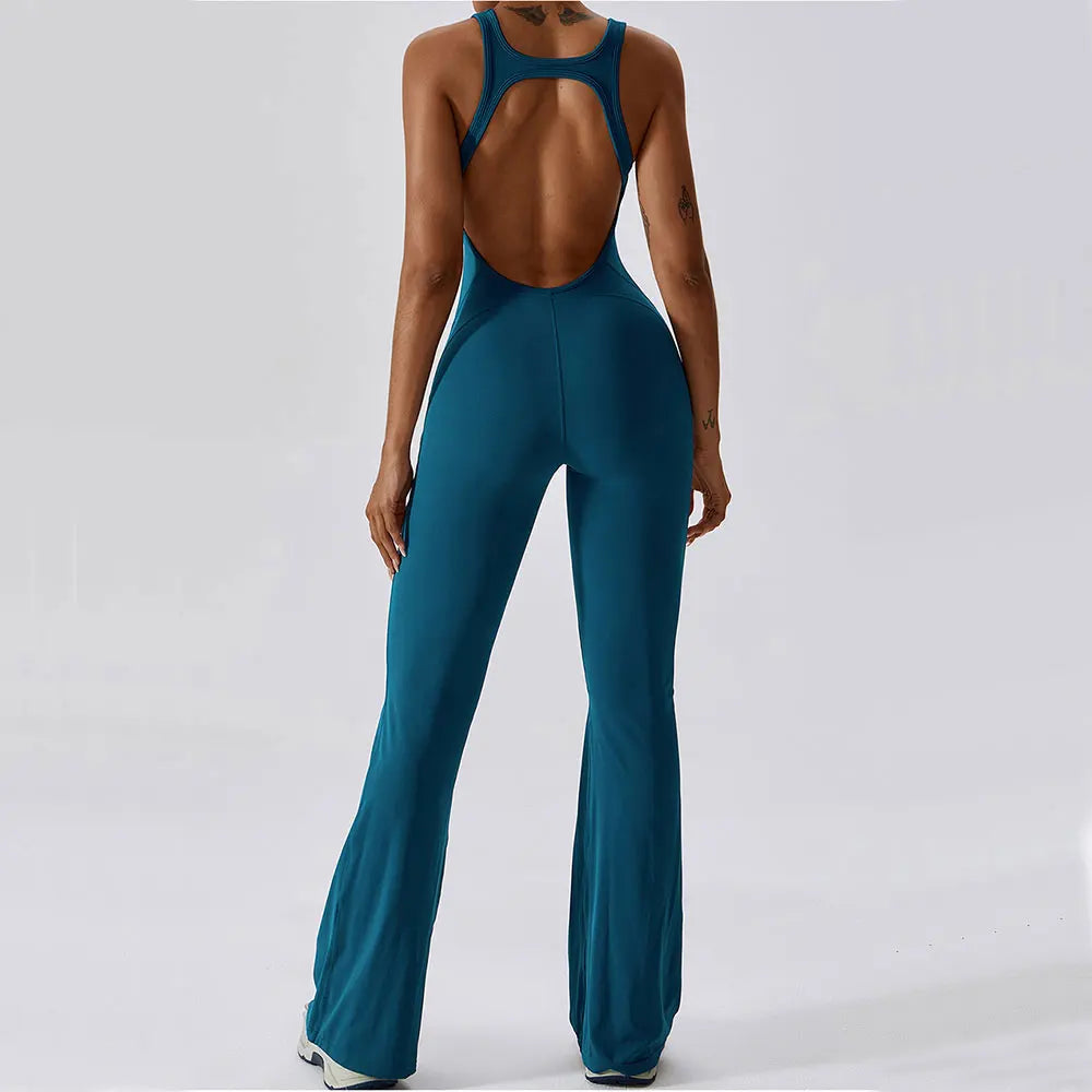 Comfortabele één-delige yoga outfit Isabelle VillanoMode
