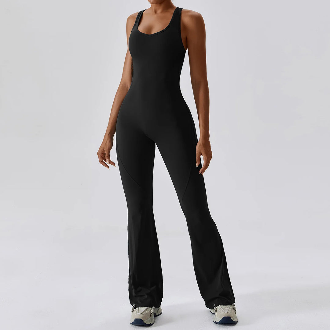 Isabelle yoga jumpsuit ademend en ondersteunend VillanoMode