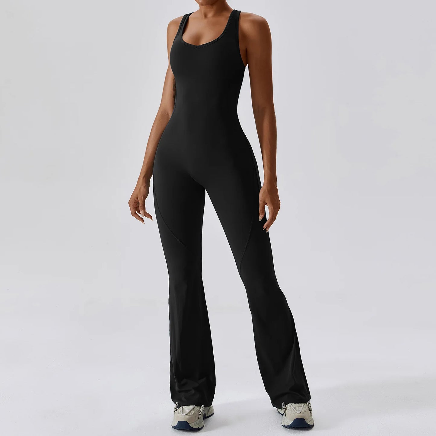Isabelle yoga jumpsuit ademend en ondersteunend VillanoMode