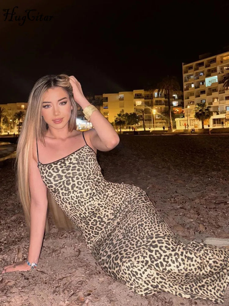 Panterprint zomerjurk dames – trendy leopard jurk