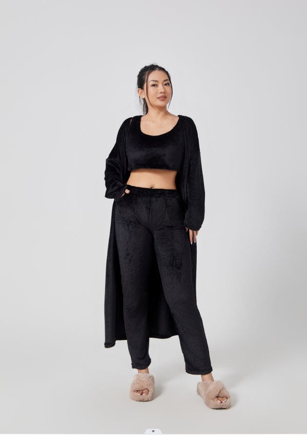 Dames 3-Delige Lounge Set – Lichte & Comfortabele Voorjaarsoutfit voor Thuis - Villano mode