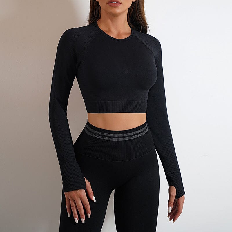 Naadloze Yoga Broeken & Sport Outfits - Villano mode
